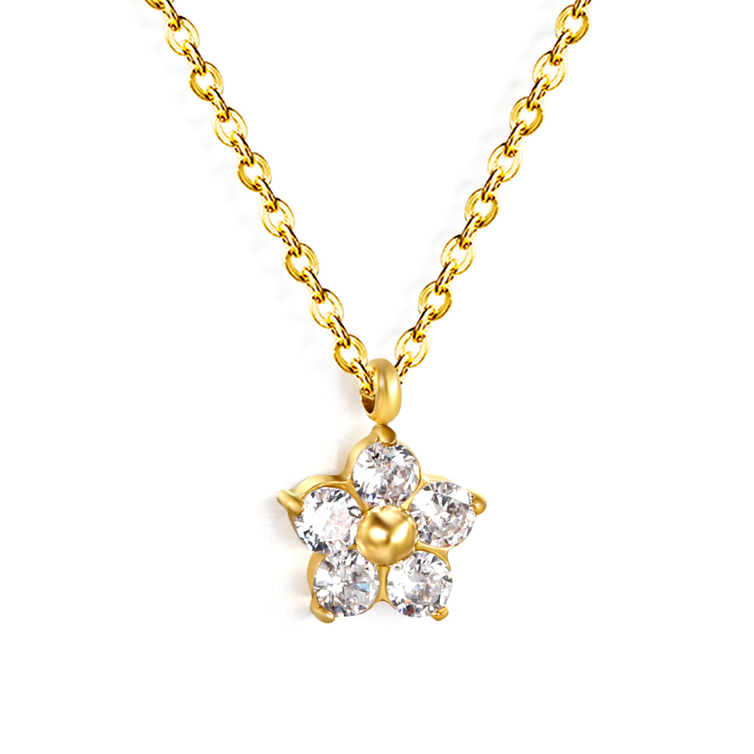 Zircon-Blossom-Pendant-Necklace