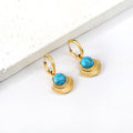 Turquoise-Horizon-Semicircle-Studs