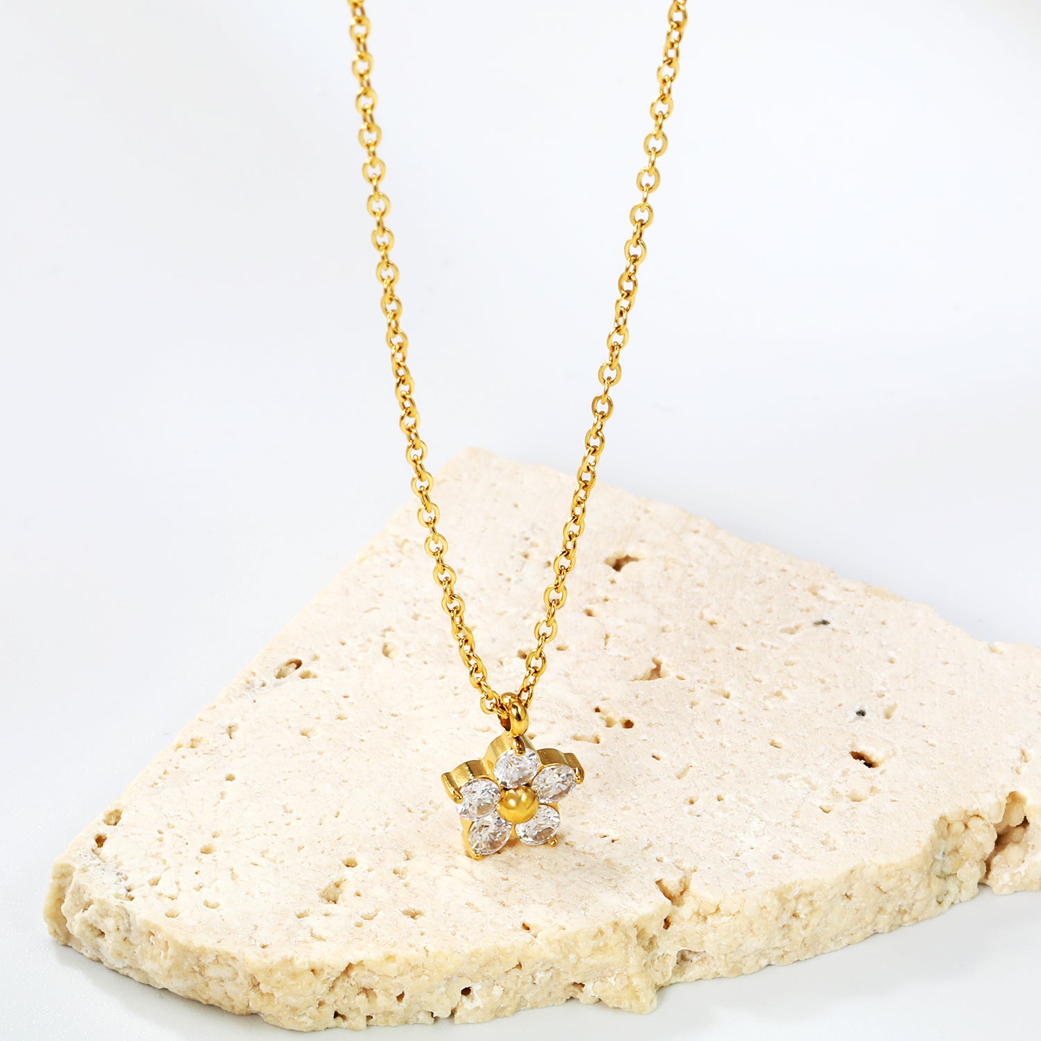 Zircon-Blossom-Pendant-Necklace
