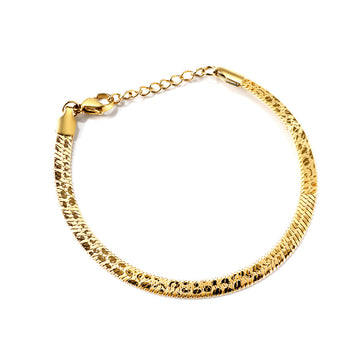 Shattered Gold Bangle