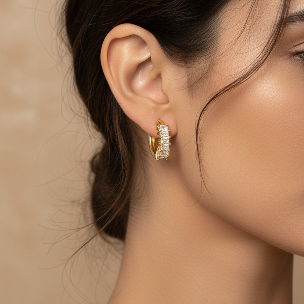 Diamond-Rectangle-Ear-Clips