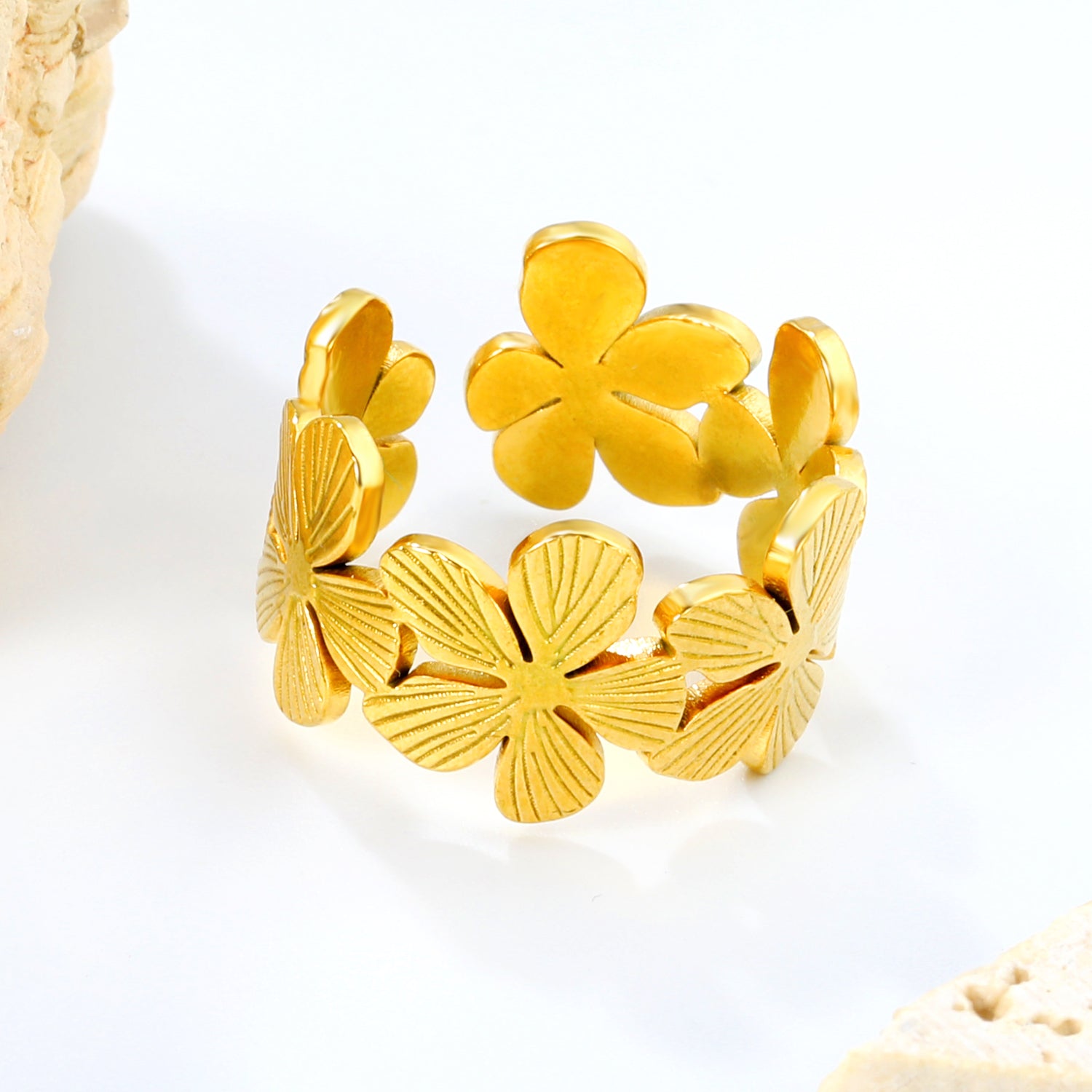 Floral-Twist-Adjustable-Ring