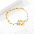 Peach-Heart-Clasp-Bracelet