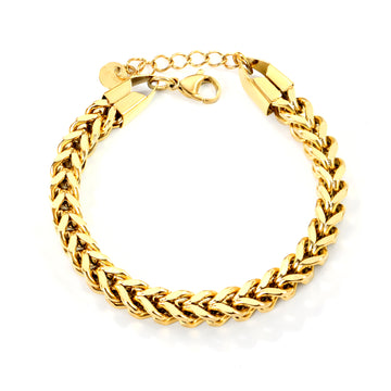 Gold-Chain-Link-Bracelet