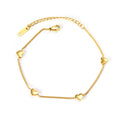 Peach-Heart-Charm-Bracelet