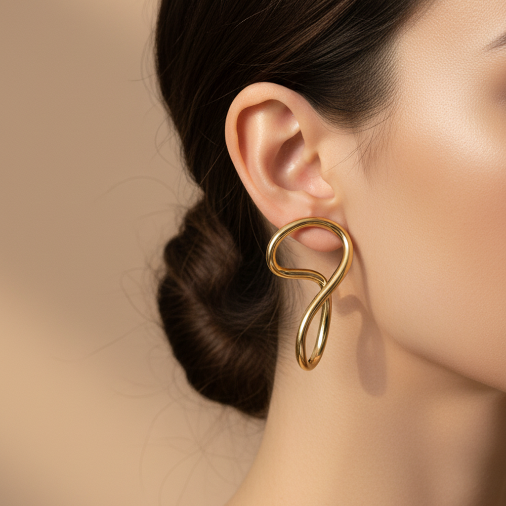 Chic-Curved-Hoop-Earrings