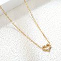 Diamond-Edge-Heart-Pendant-Necklace