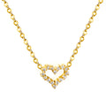 Diamond-Edge-Heart-Pendant-Necklace