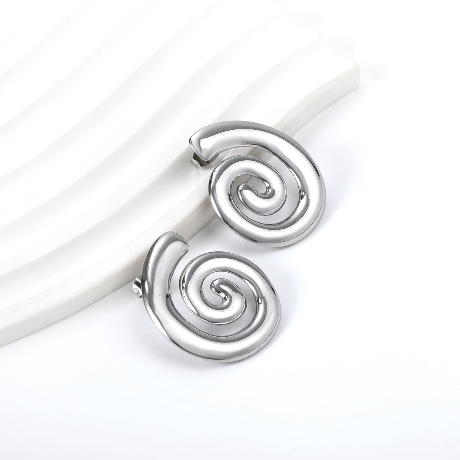 Spiral-Radiance-Earrings