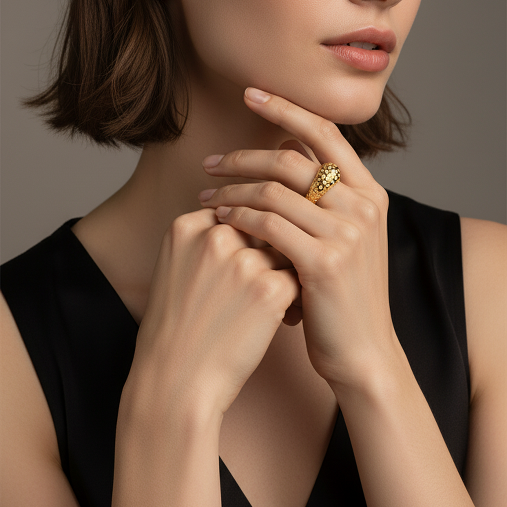 Pitted-Gold-Essence-Ring