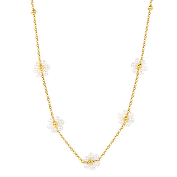 Floral-Pearl-Pendant-Necklace