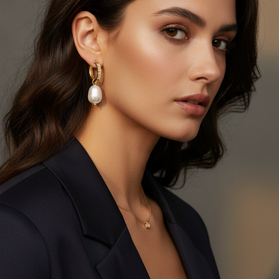 Pearl-And-Diamond-Harmony-Earrings