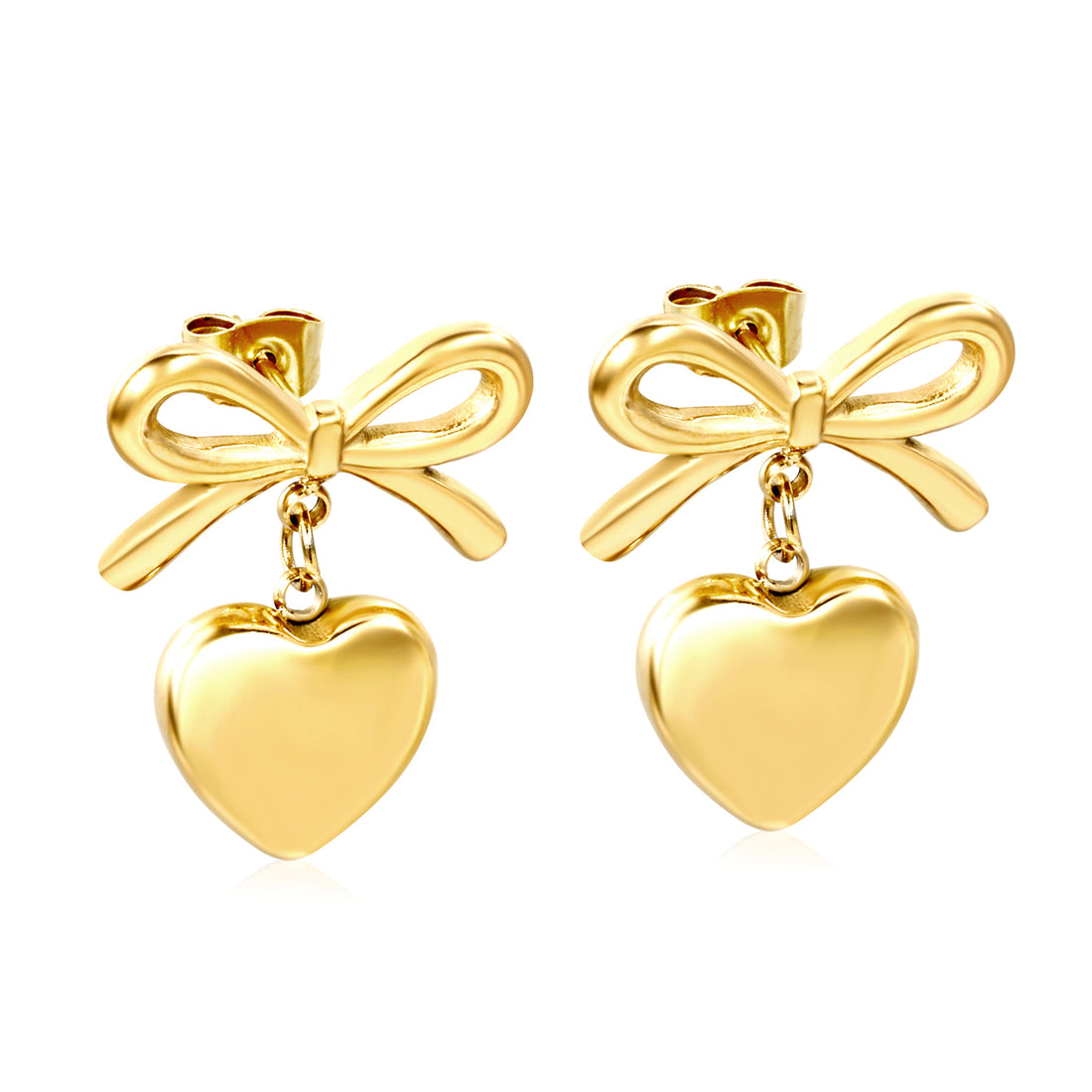 Bow-Heart-Charm-Studs