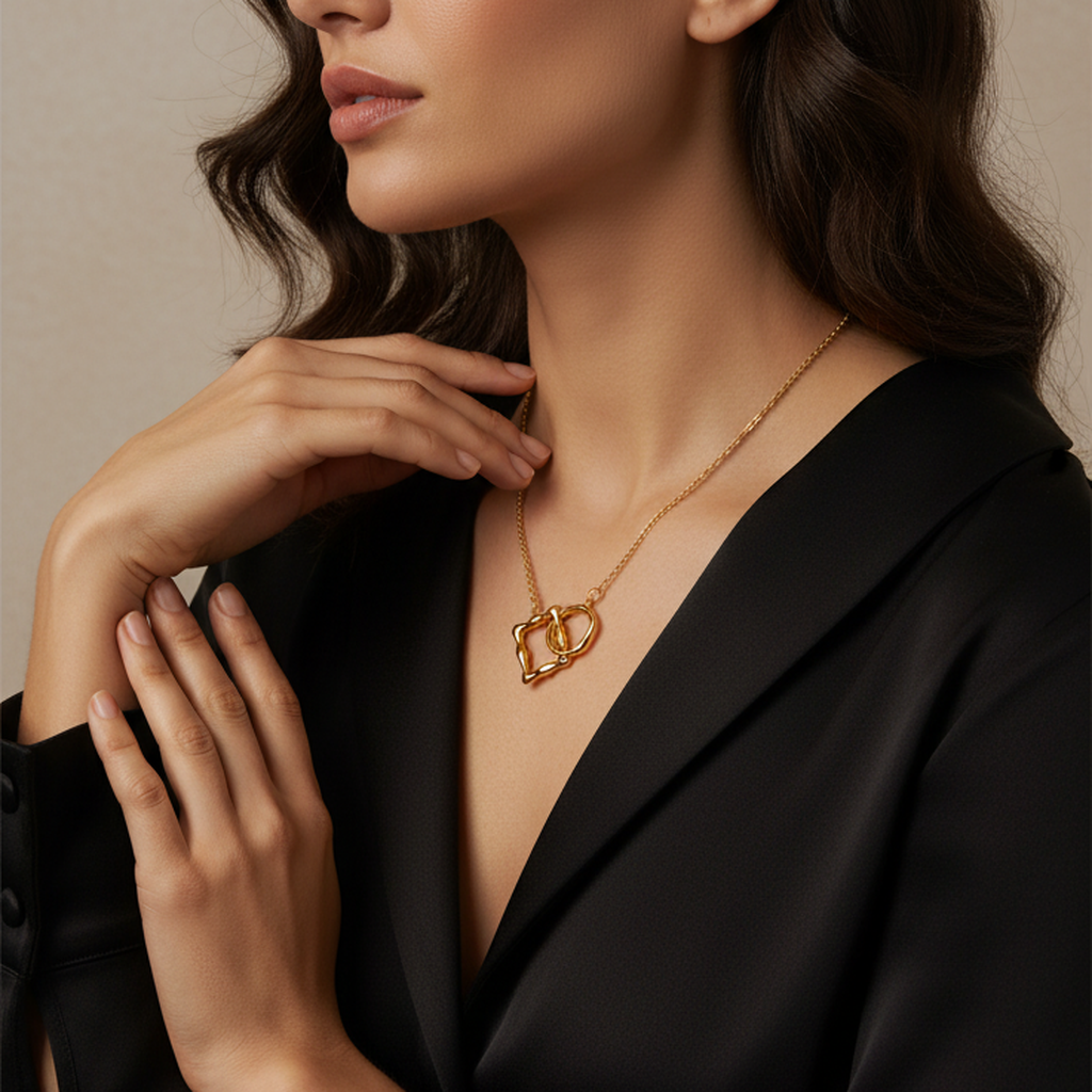 Irregular-Square-Clasp-Pendant-Necklace