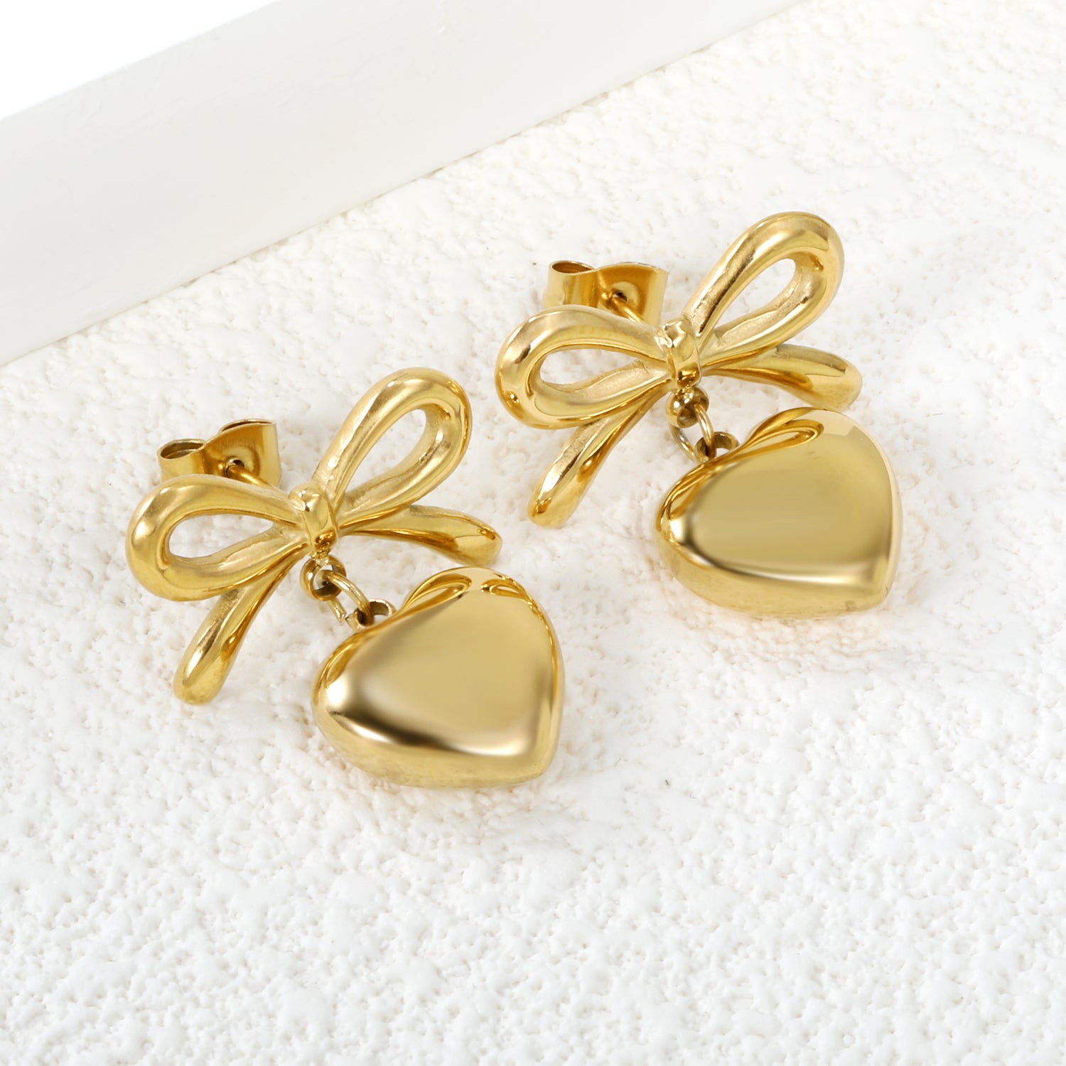 Bow-Heart-Charm-Studs