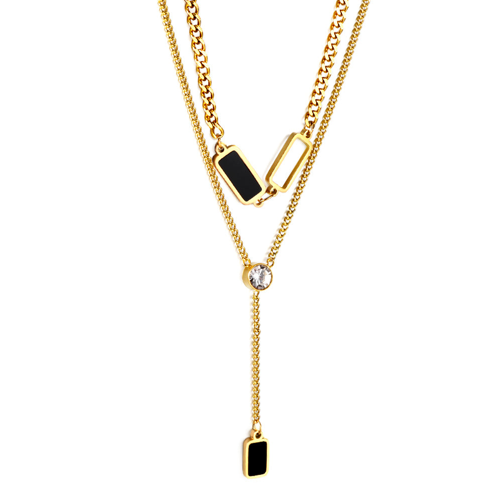 Monochrome-Diamond-Drop-Chain