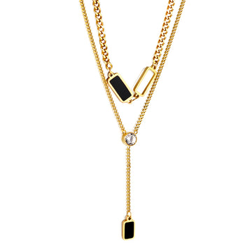 Monochrome-Diamond-Drop-Chain