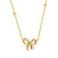 Charming-Bow-Pendant-Necklace