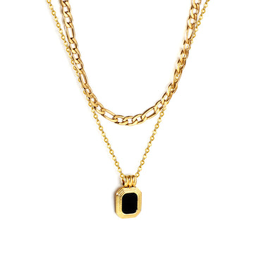 Modern Rectangle Necklace