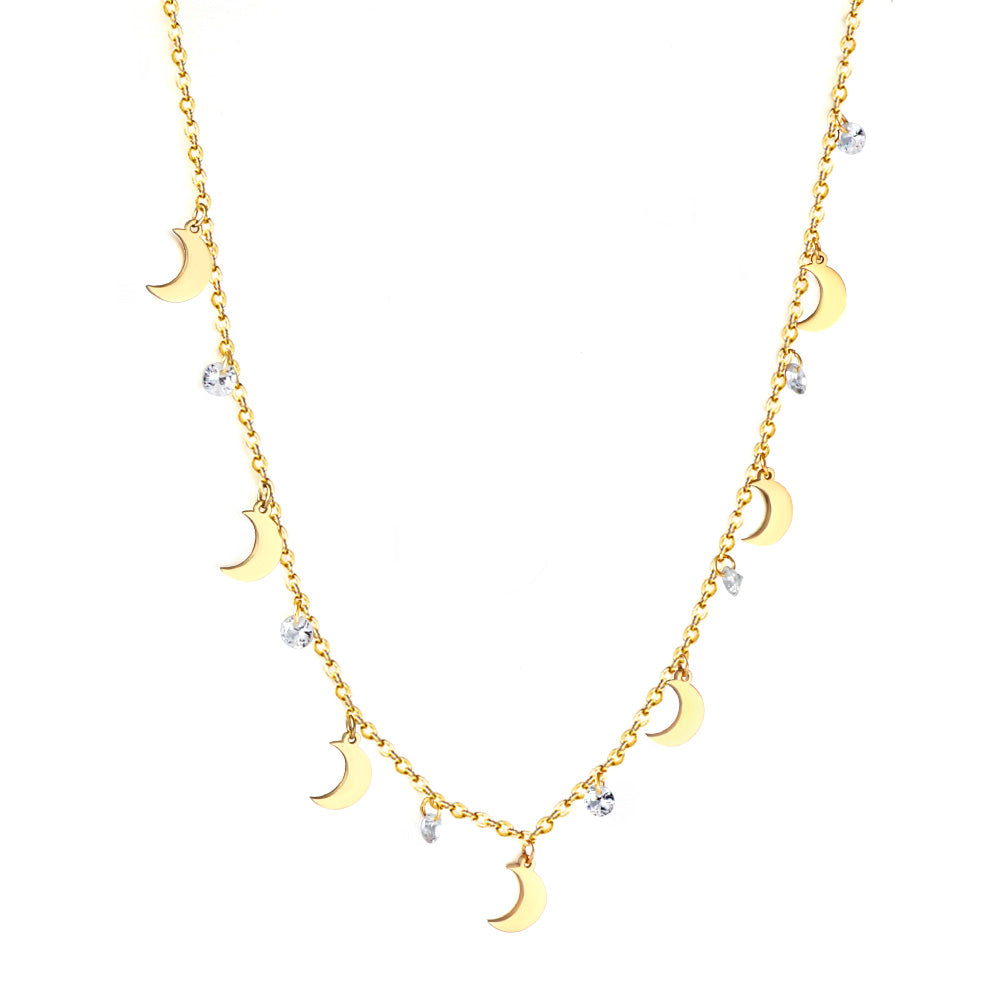 Seven Moons Diamond Necklace