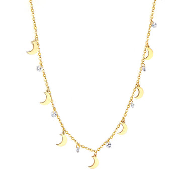 Seven Moons Diamond Necklace