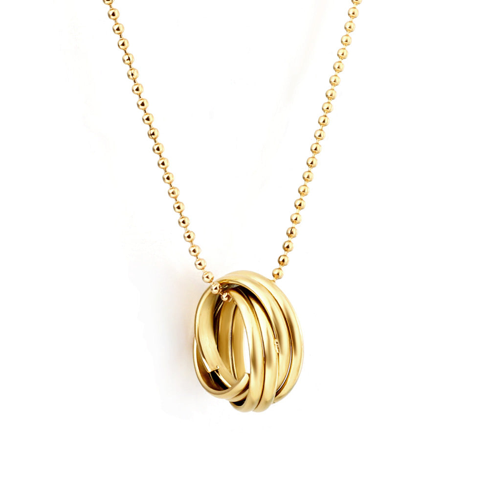 Orbit Multi-Circle Necklace