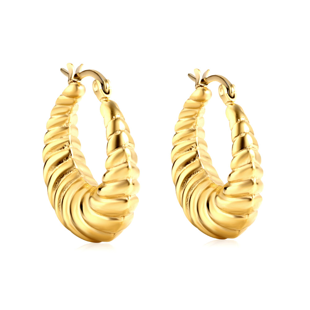 Twisted Elegance Hoops