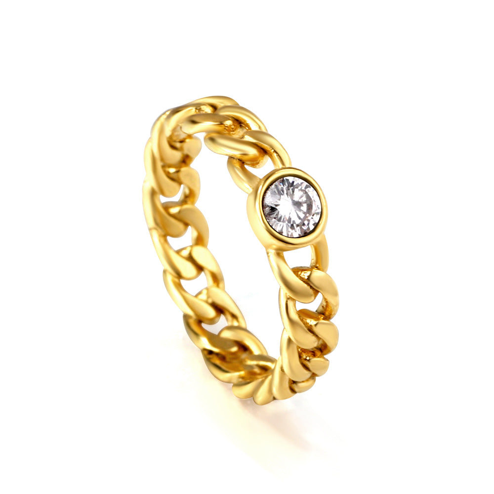 Contemporary Gold Band