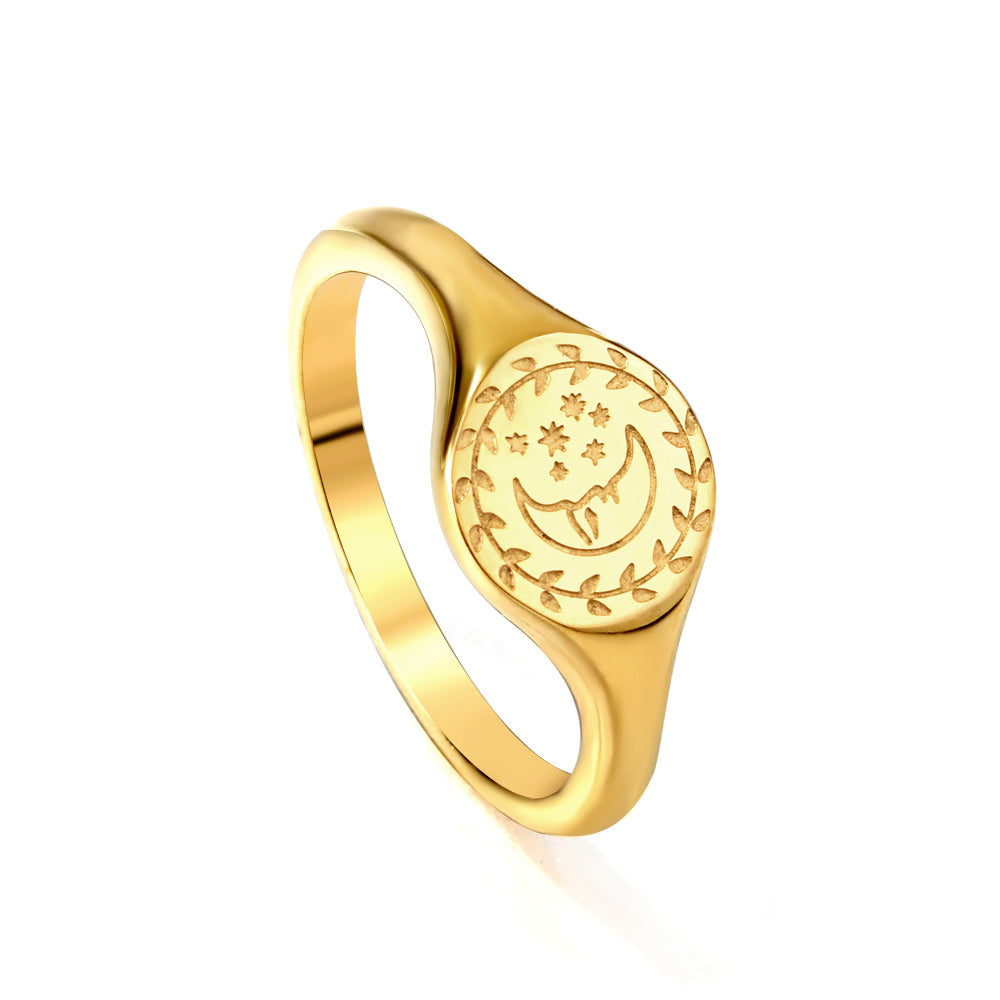 Bague Lune Céleste