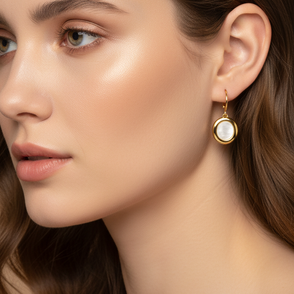Boucles d'oreilles en forme de larme d'opale