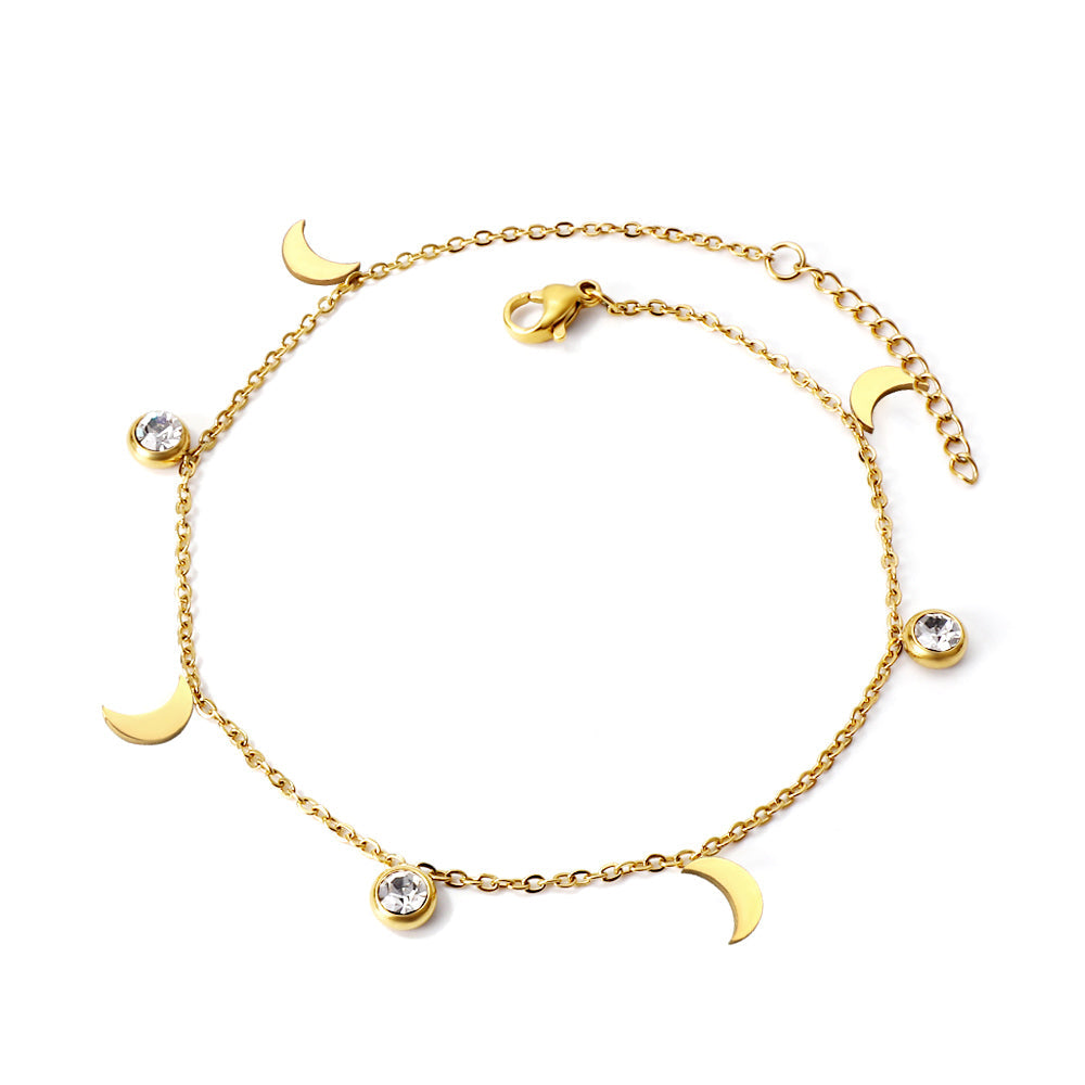 Lunar Diamond Anklet