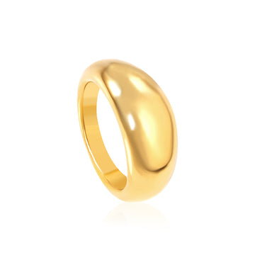 Bague dôme géométrique