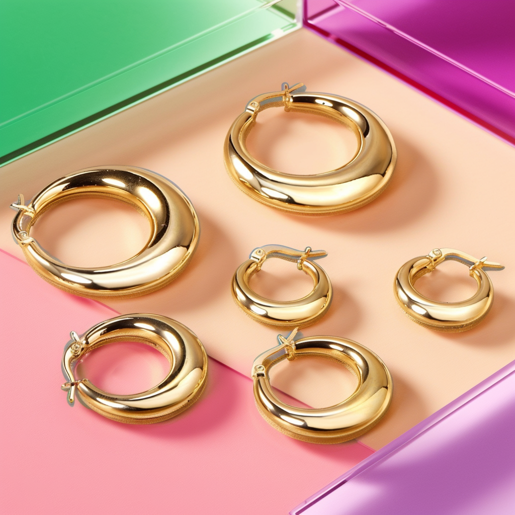 Minimalist Gold Circle Hoops