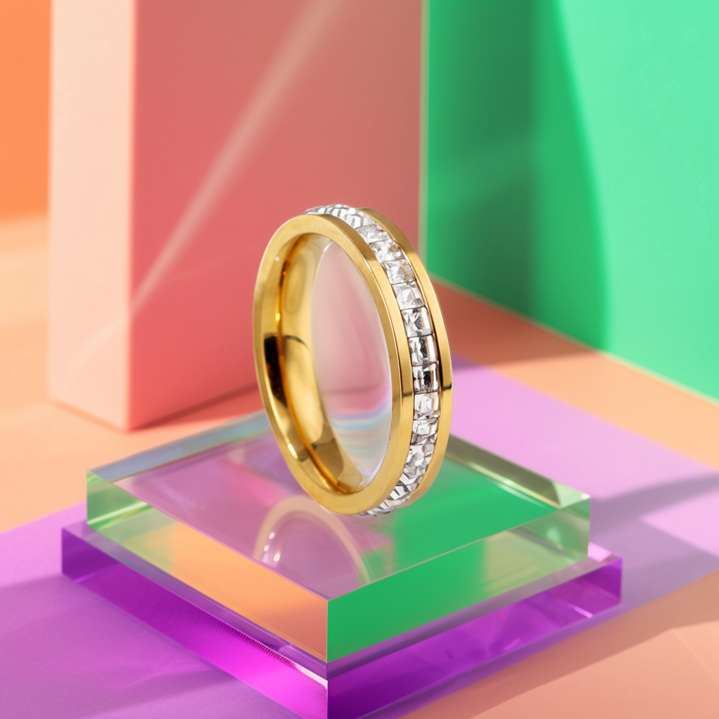 Contemporary Gold Band